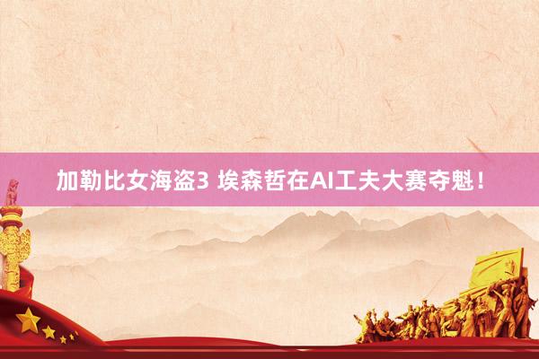 加勒比女海盗3 埃森哲在AI工夫大赛夺魁！