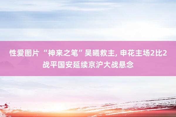 性爱图片 “神来之笔”吴曦救主， 申花主场2比2战平国安延续京沪大战悬念
